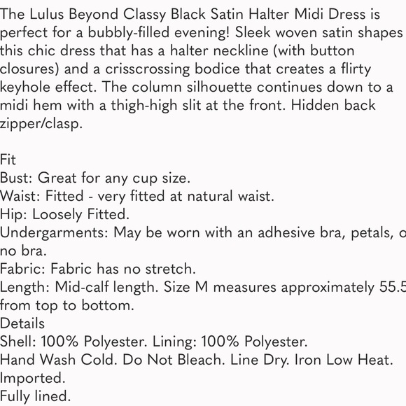 Beyond Classy Black Satin Halter Midi Dress - Picture 10 of 16